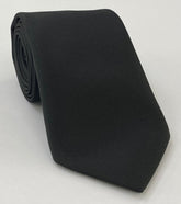 Black Large Twill Silk Tie LTWT-10